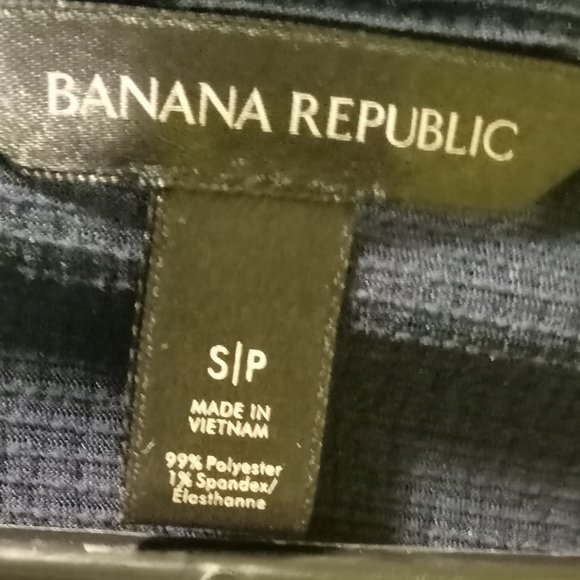Banana Republic Navy Blue Shirt Small - Picture 4 of 5